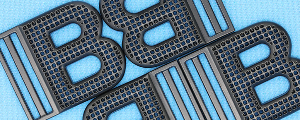 Buckle components for apparel, bags and technical garment applications