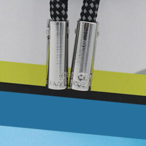 Branded cord end caps for drawcord and trim applications