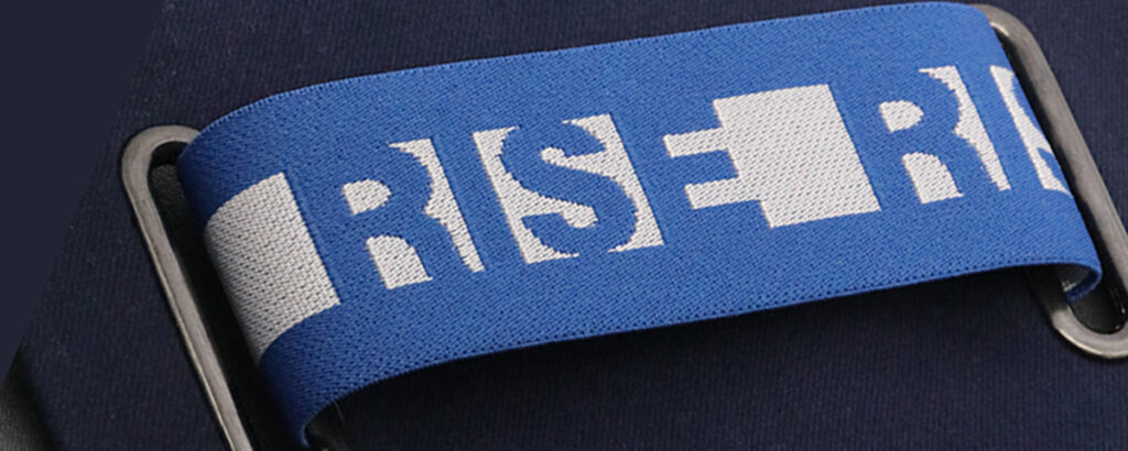 Branded webbing straps for apparel manufacturers and accessory ranges
