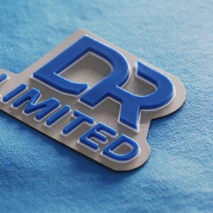 3D moulded heat transfer badge